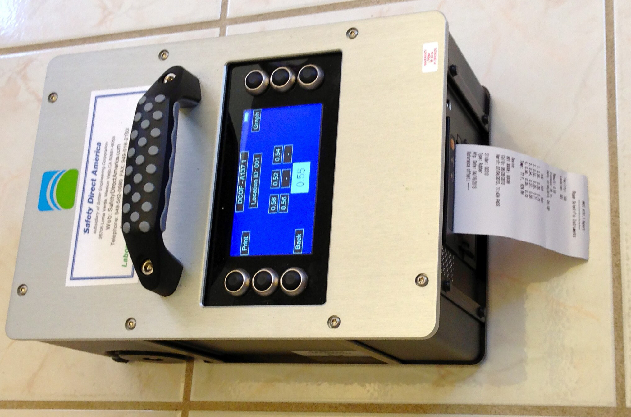 BOT-3000E Slip Resistance Tester