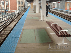 Chicago Transit fritted glass