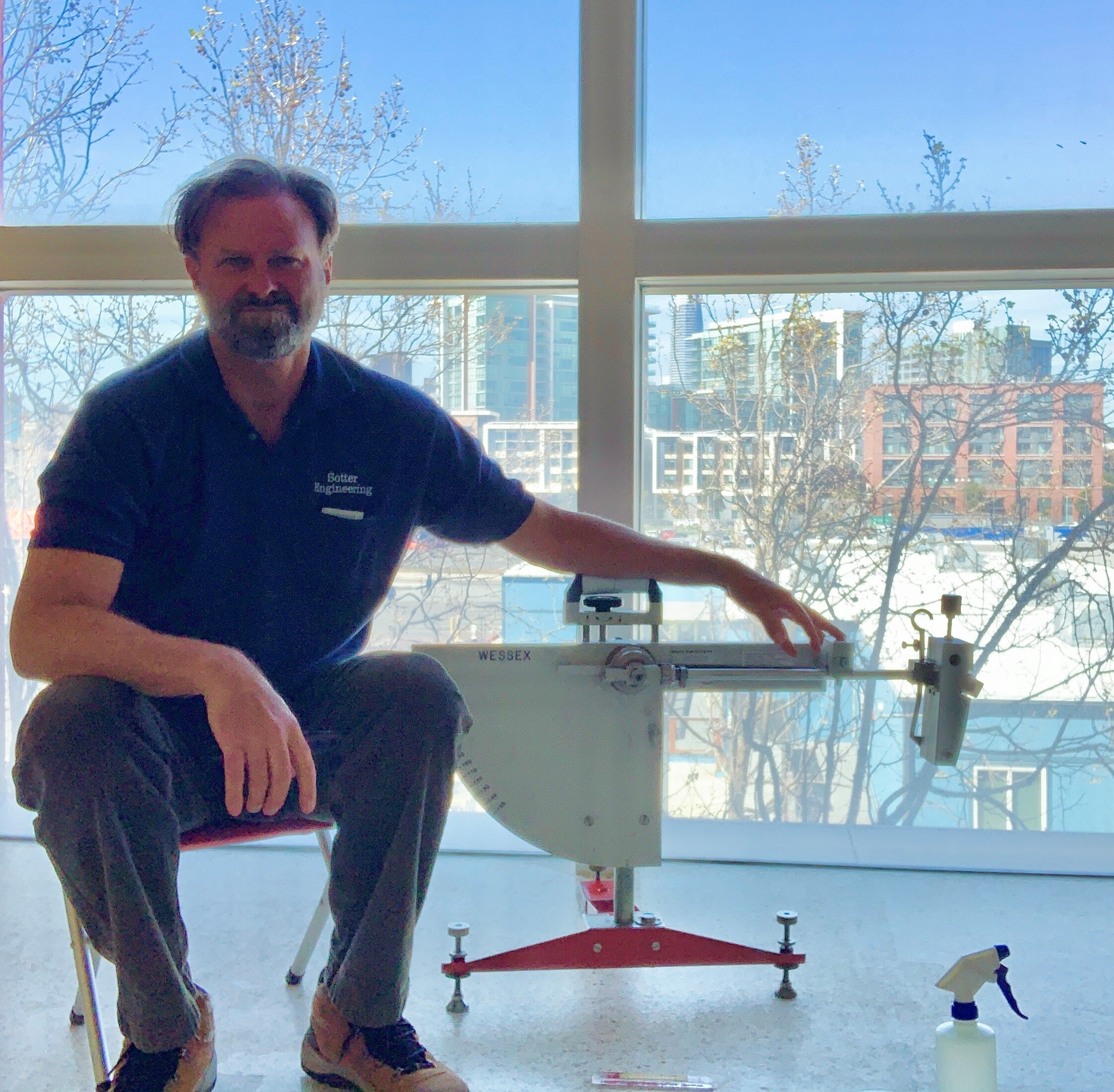 Pool Deck Pendulum Slip Resistance Test