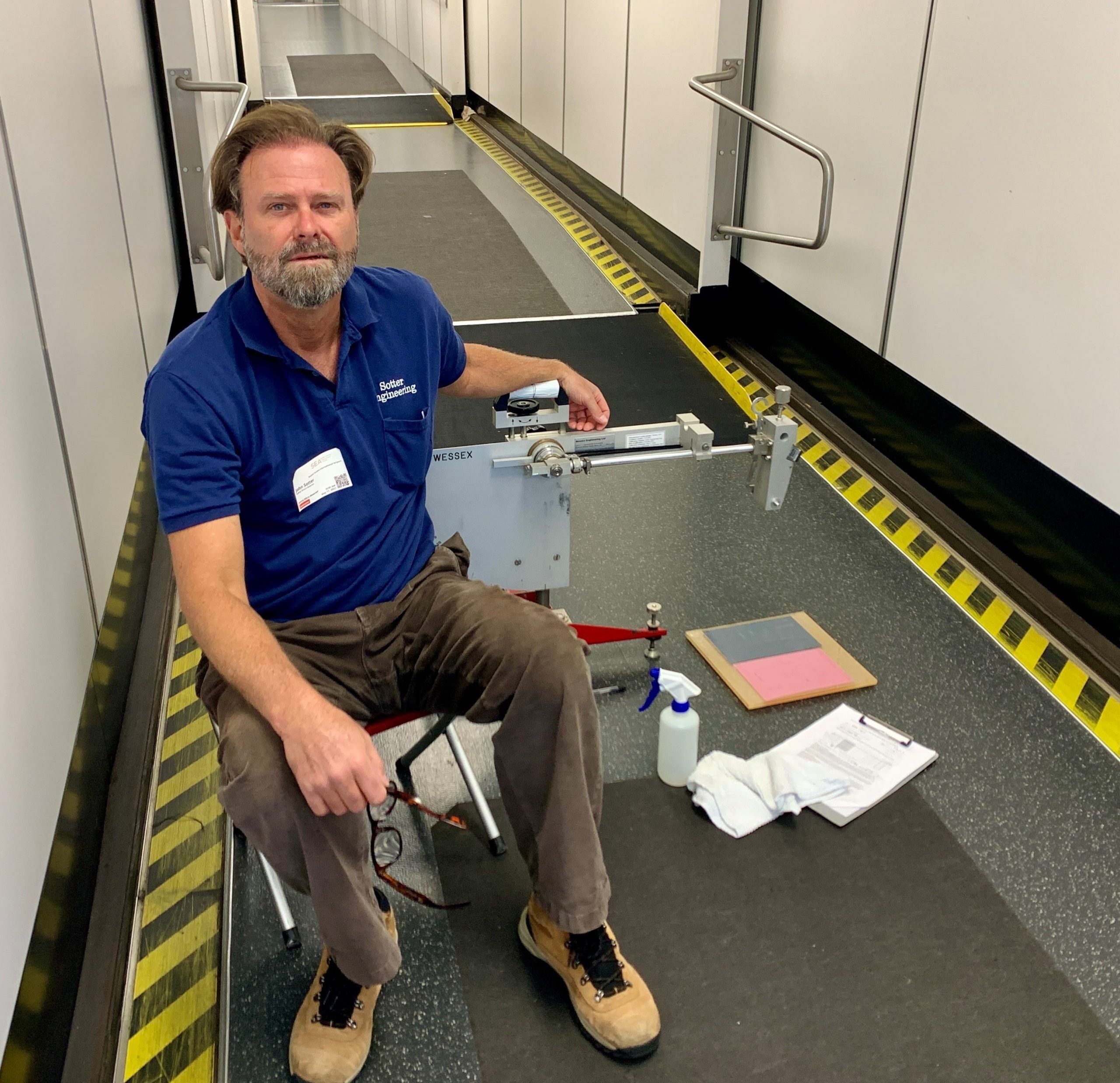 Jet Bridge Slip Resistance Testing