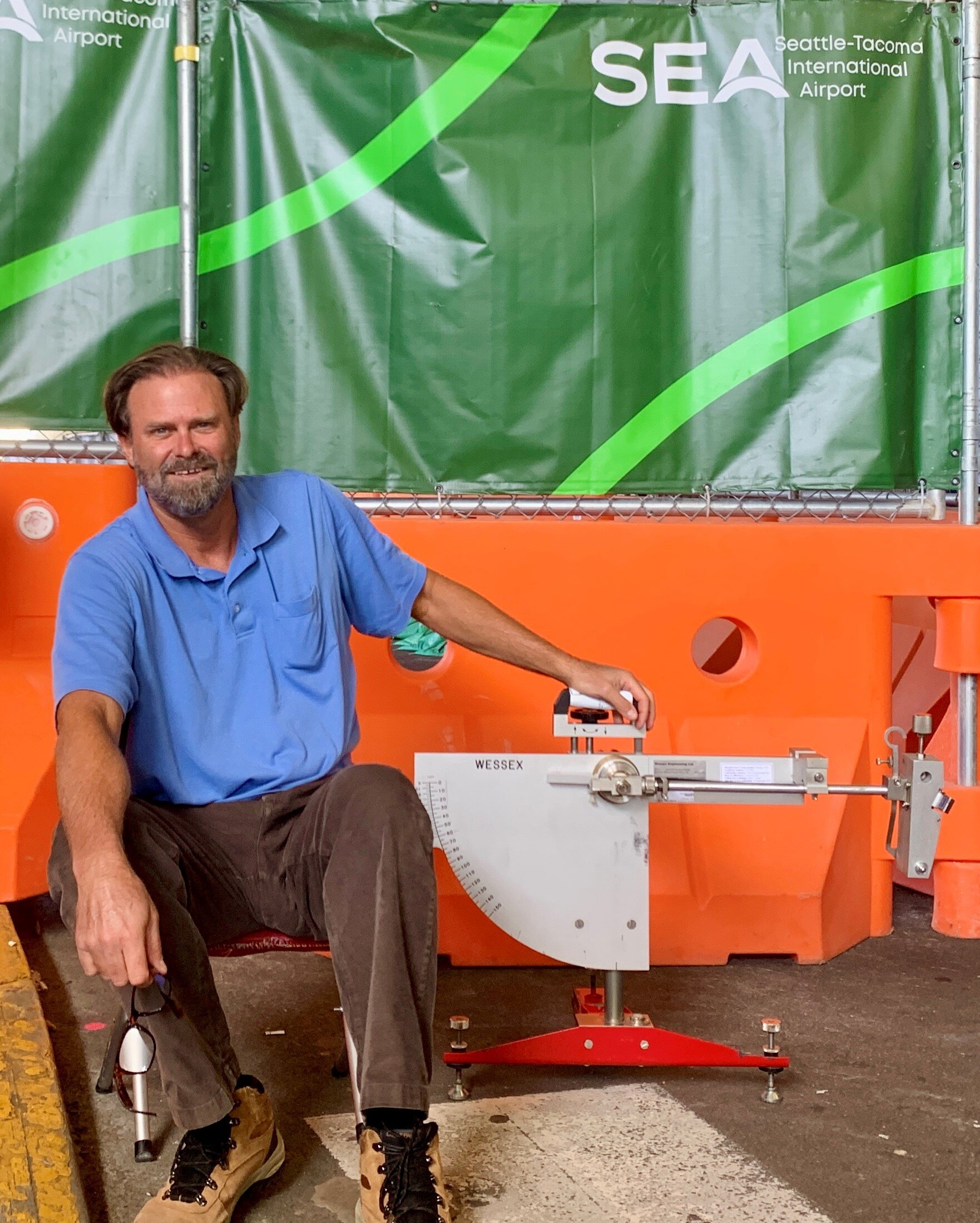 SEA airport floor slip resistance testing