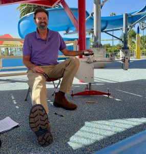 NSF 50 splash pad slip resistance